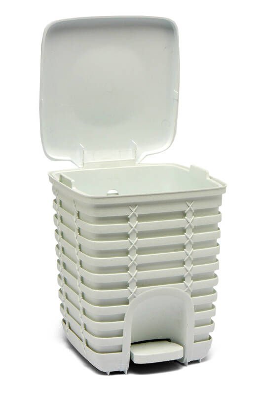 PRİMANOVA PALM ÇÖP KOVASI BEYAZ ME210101