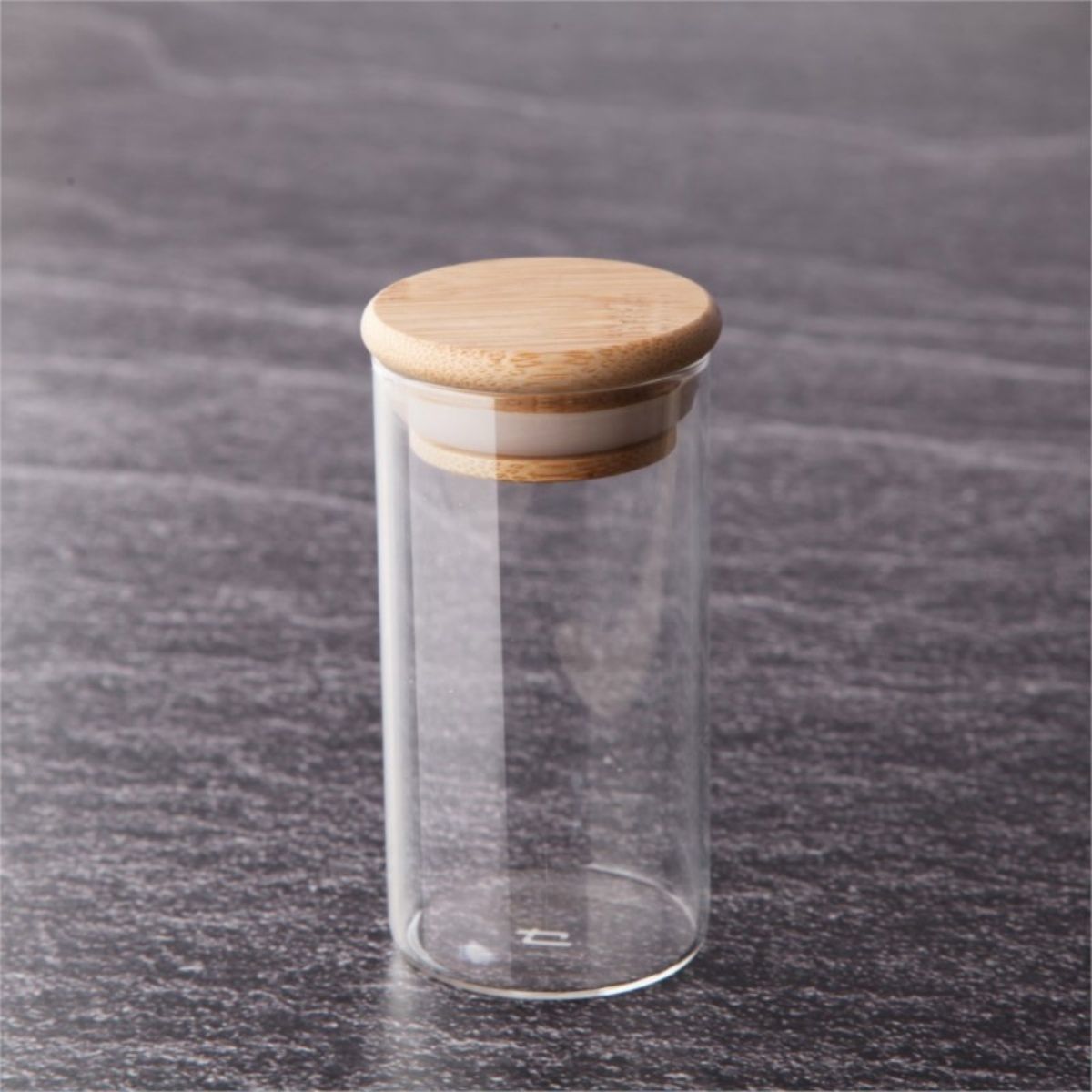 ADEN BAMBU KAPAK CAM KAVANOZ 350 ML