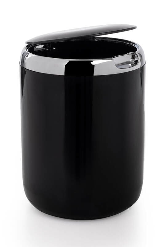 PRİMANOVA PASİFİK 3 LT KAPAKLI ÇÖP KOVASI SİYAH ME2906