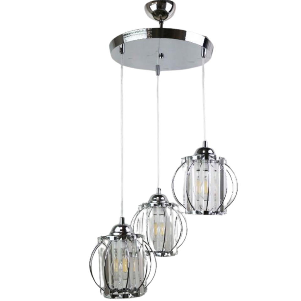 AVİZE MOLİ 3 LÜ SARKIT KROM