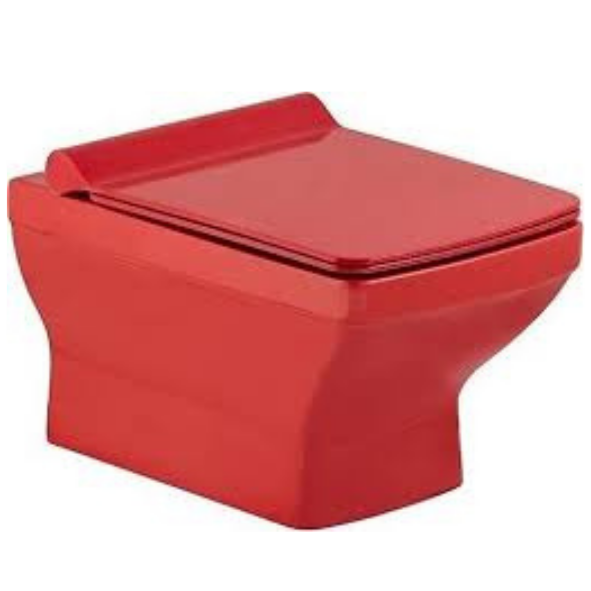 SERAMİKSAN ASMA KLOZET SİLVA KIRMIZI+KAPAK