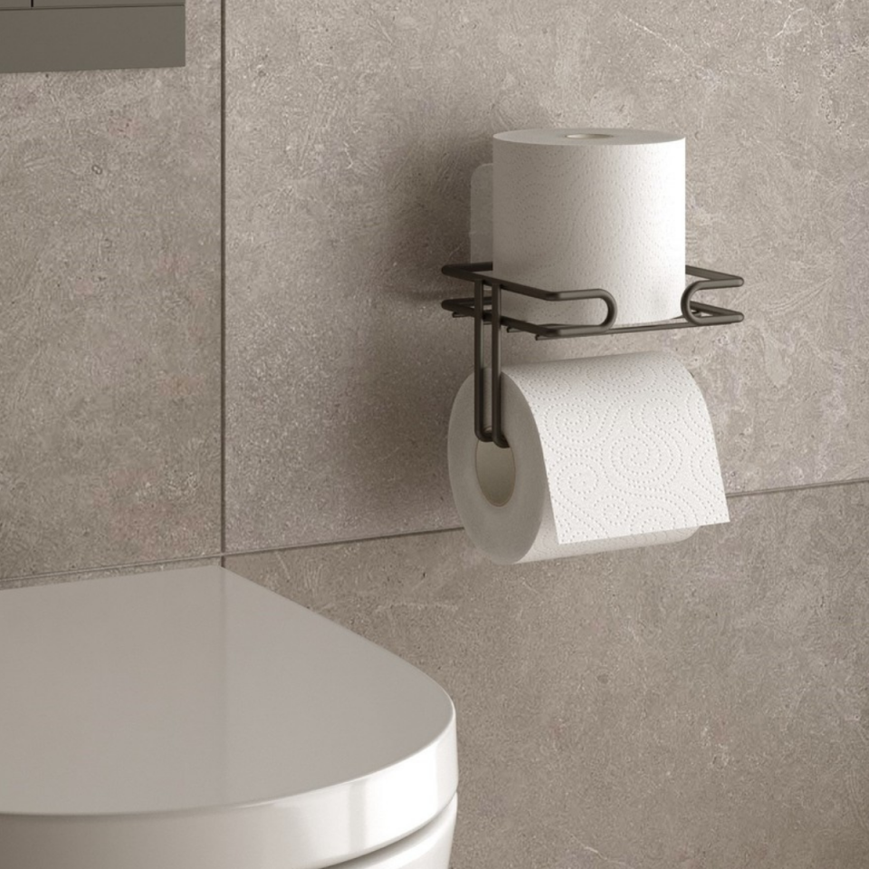 TEKNO-TEL TUVALET KAĞITLIK MAT SİYAH ST175