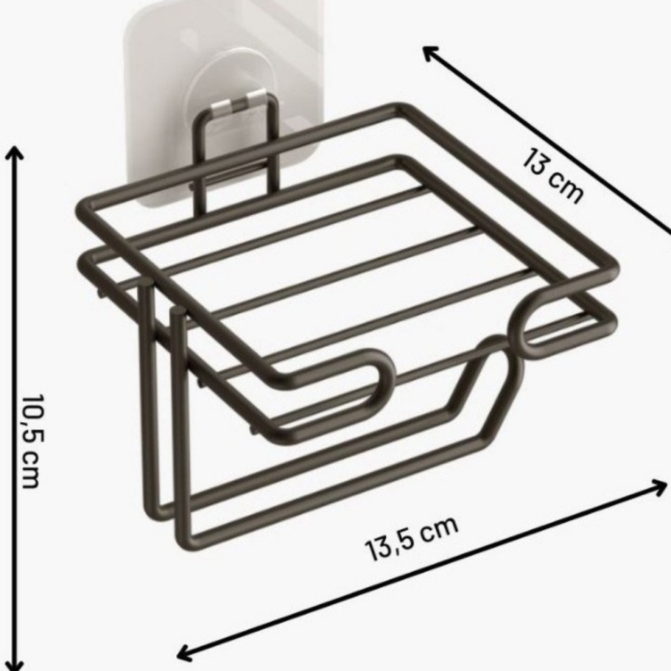 TEKNO-TEL TUVALET KAĞITLIK MAT SİYAH ST175