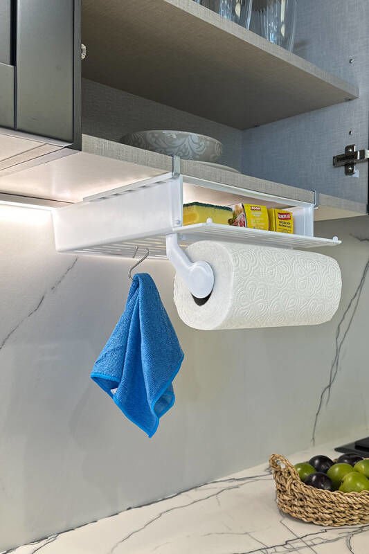 PRİMANOVA ROLF MUTFAK ORGANİZATÖR RAFI BEYAZ