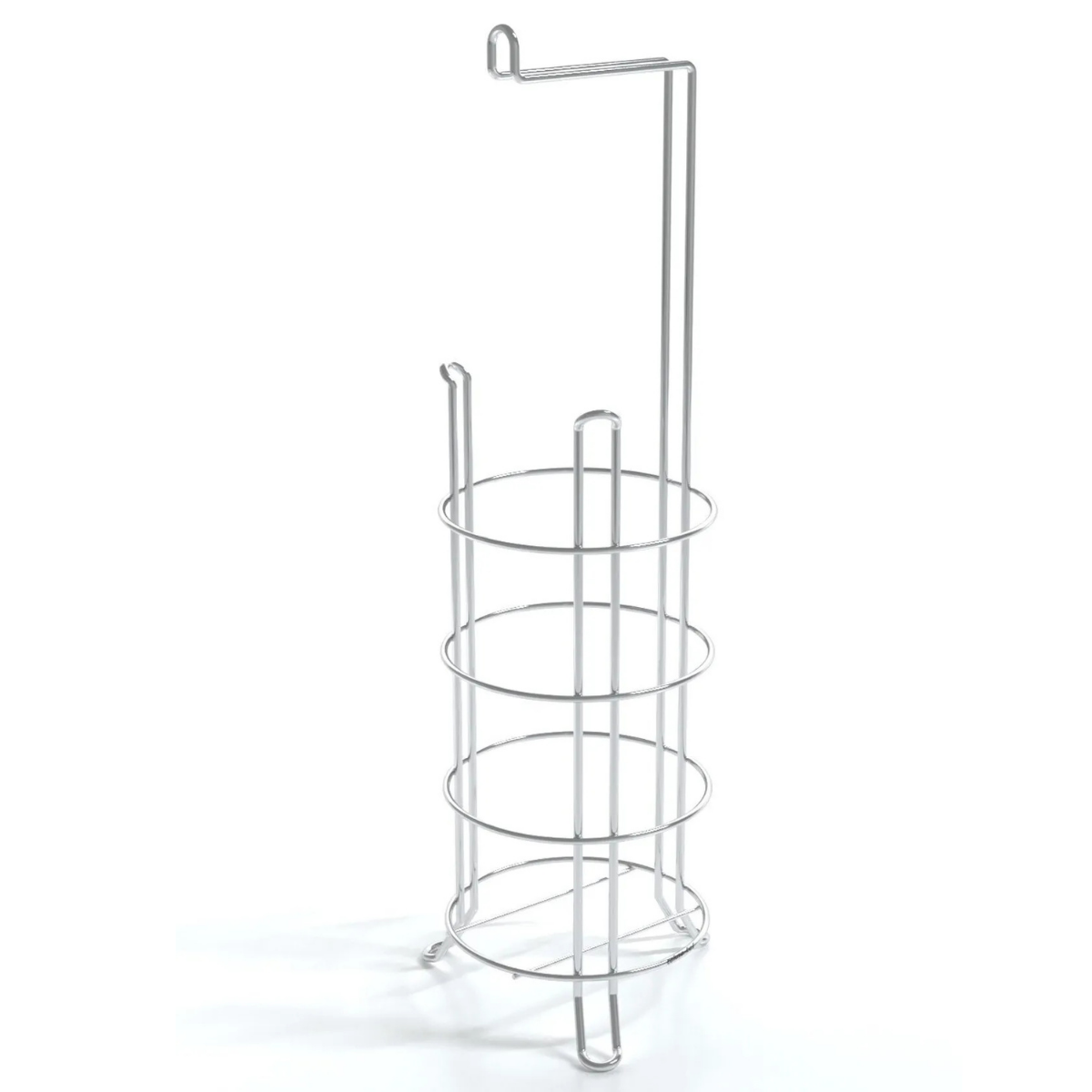 TEKNO-TEL AYAKLI YEDEKLİ TUVALET KAĞITLIĞI KROM MG-093