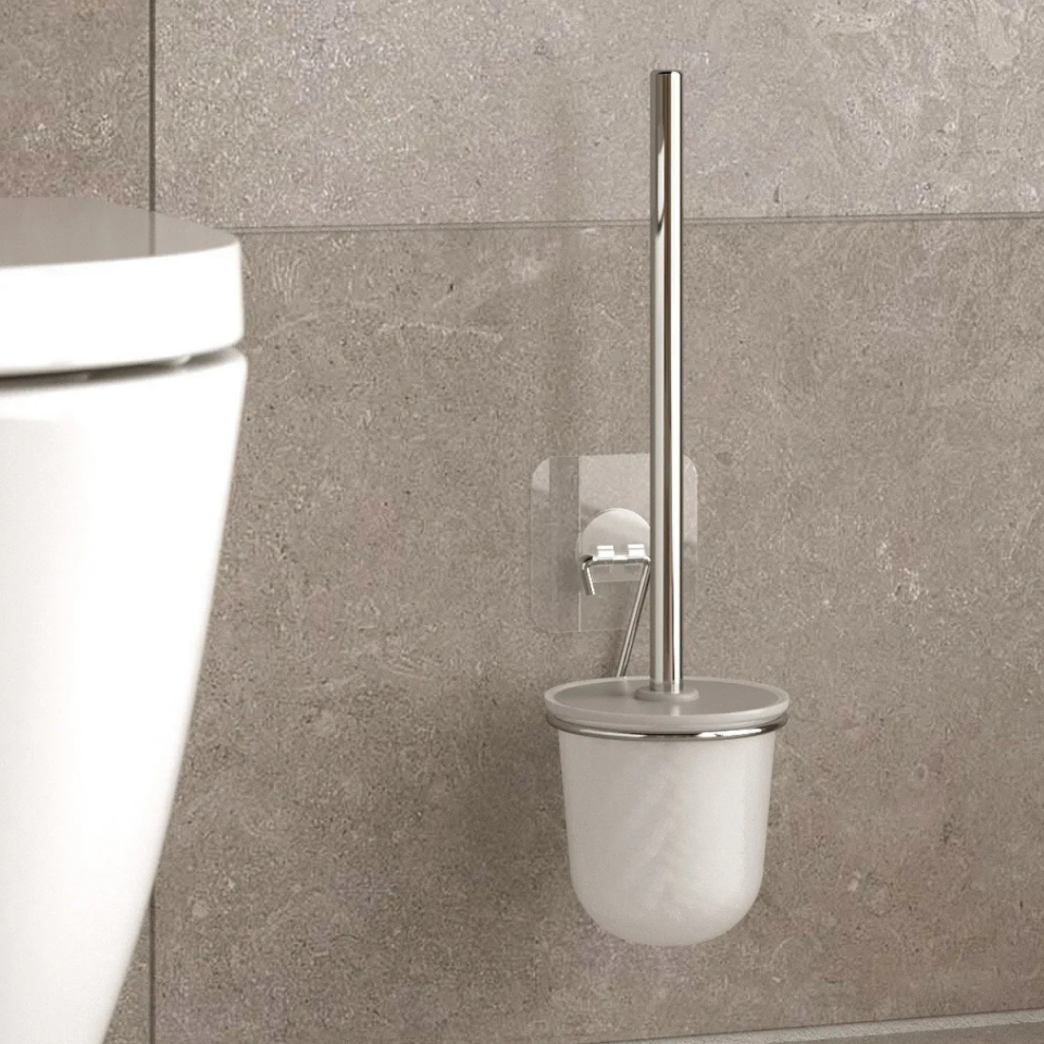 TEKNO-TEL STICKER TEKLİ TUVALET FIRÇASI KROM ST195