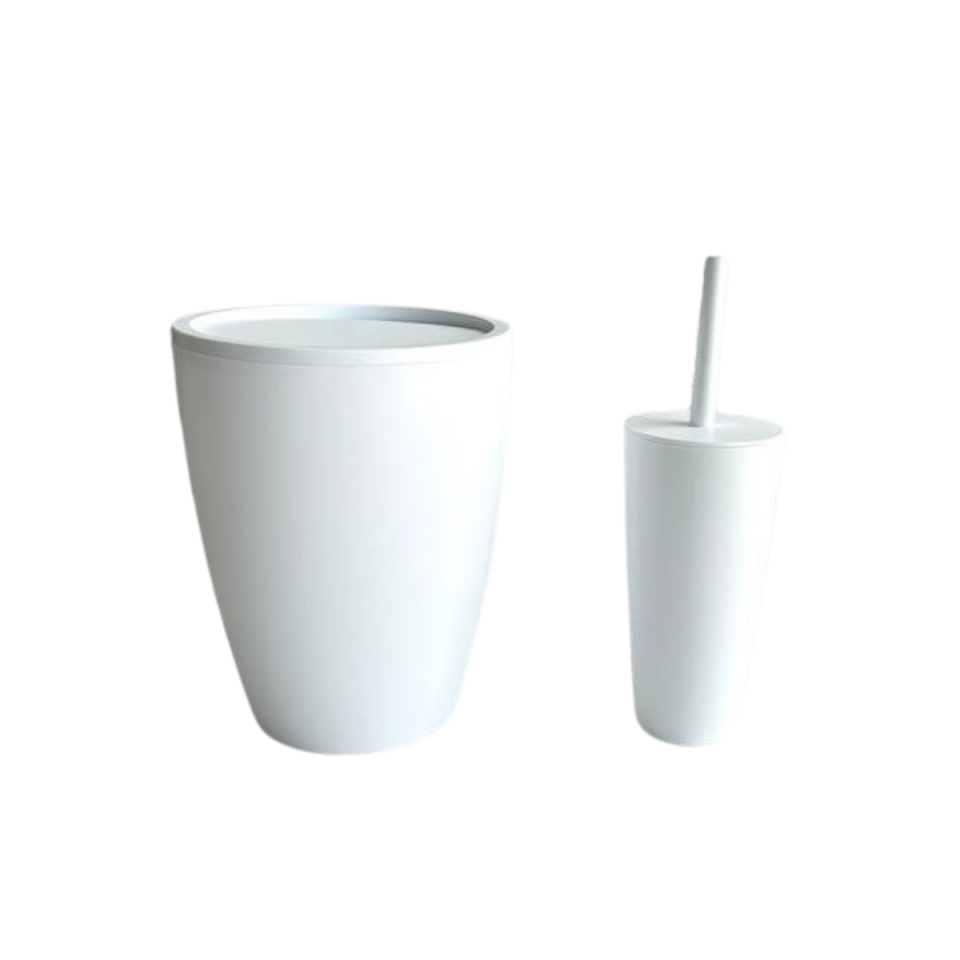 PRİMANOVA PURE 2 Lİ BANYO AKSESUARI BEYAZ