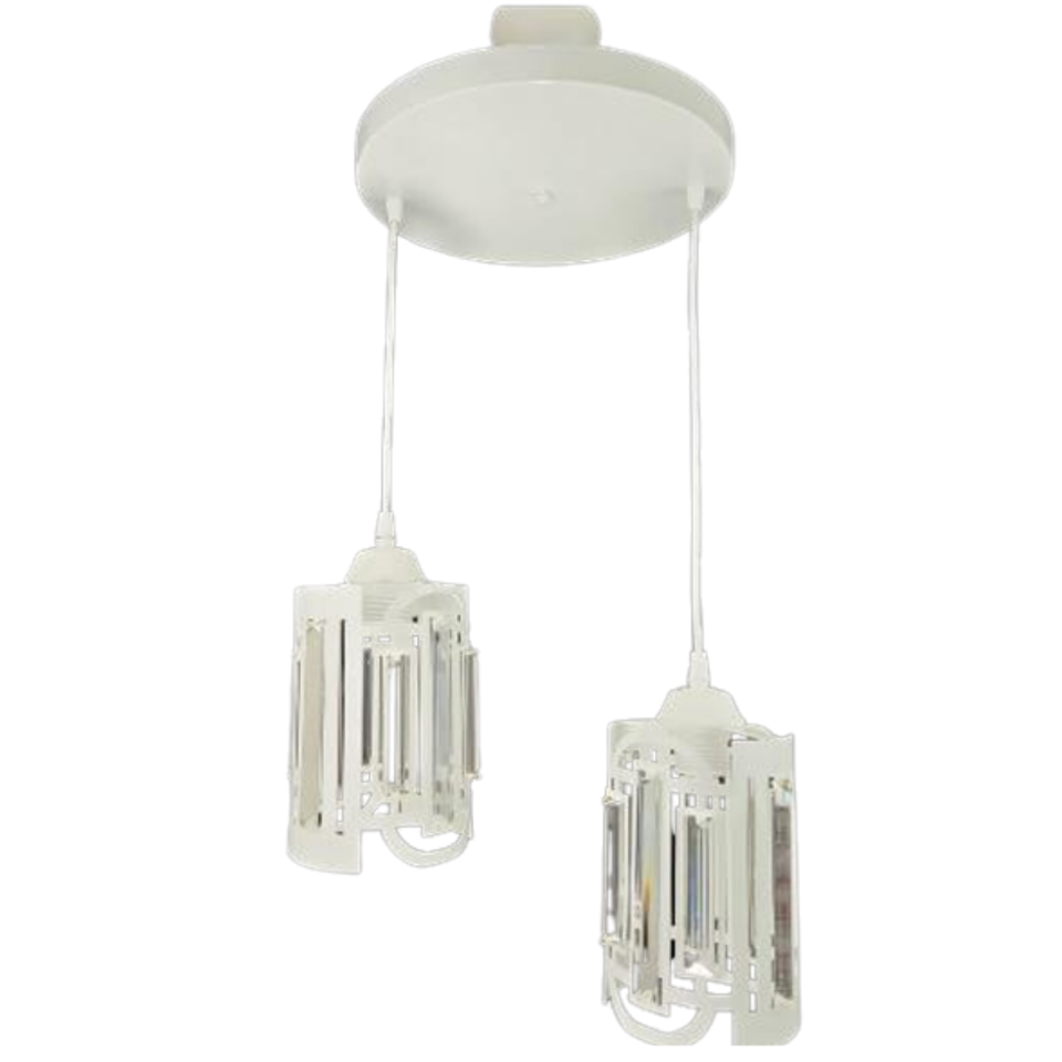 AVİZE NAPOLİ 2 Lİ SARKIT BEYAZ