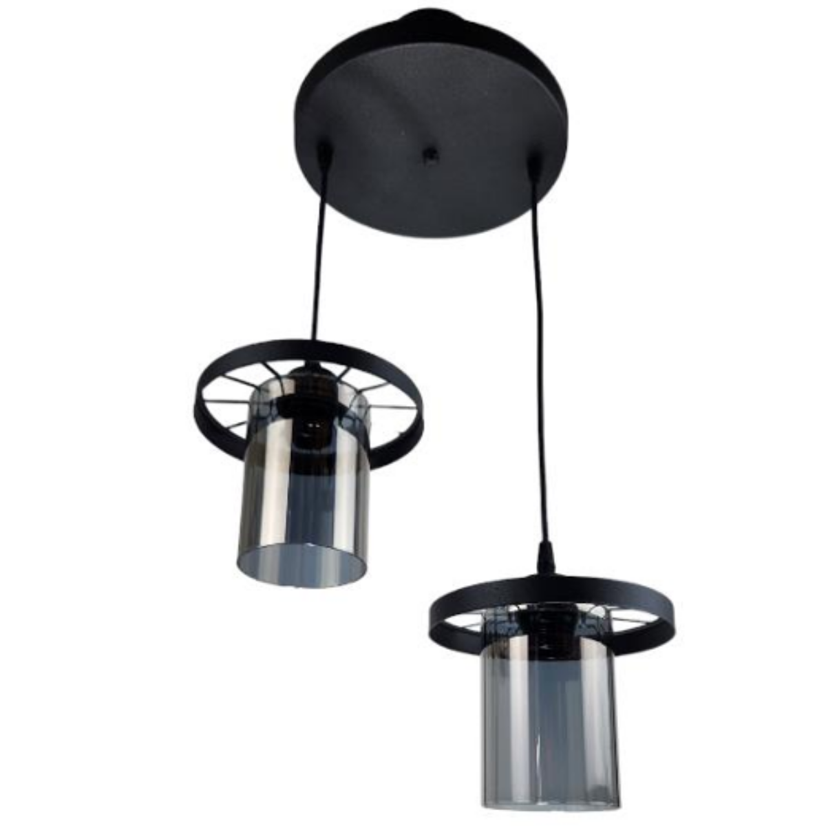 AVİZE TEKERLEK 2 Lİ SARKIT SİYAH