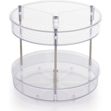 PRİMANOVA ELPİDA İKİ KATLI DÖNER RAF ŞEFFAF