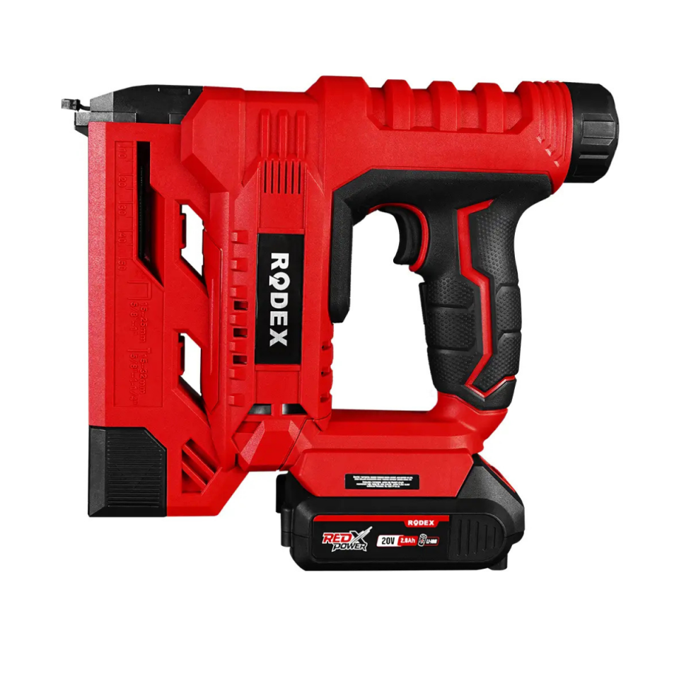 RODEX A.ZIMBA-ÇİVİ TABANCASI 15-32 MM+ŞARJ ÜNİTESİ+AKÜ 20V