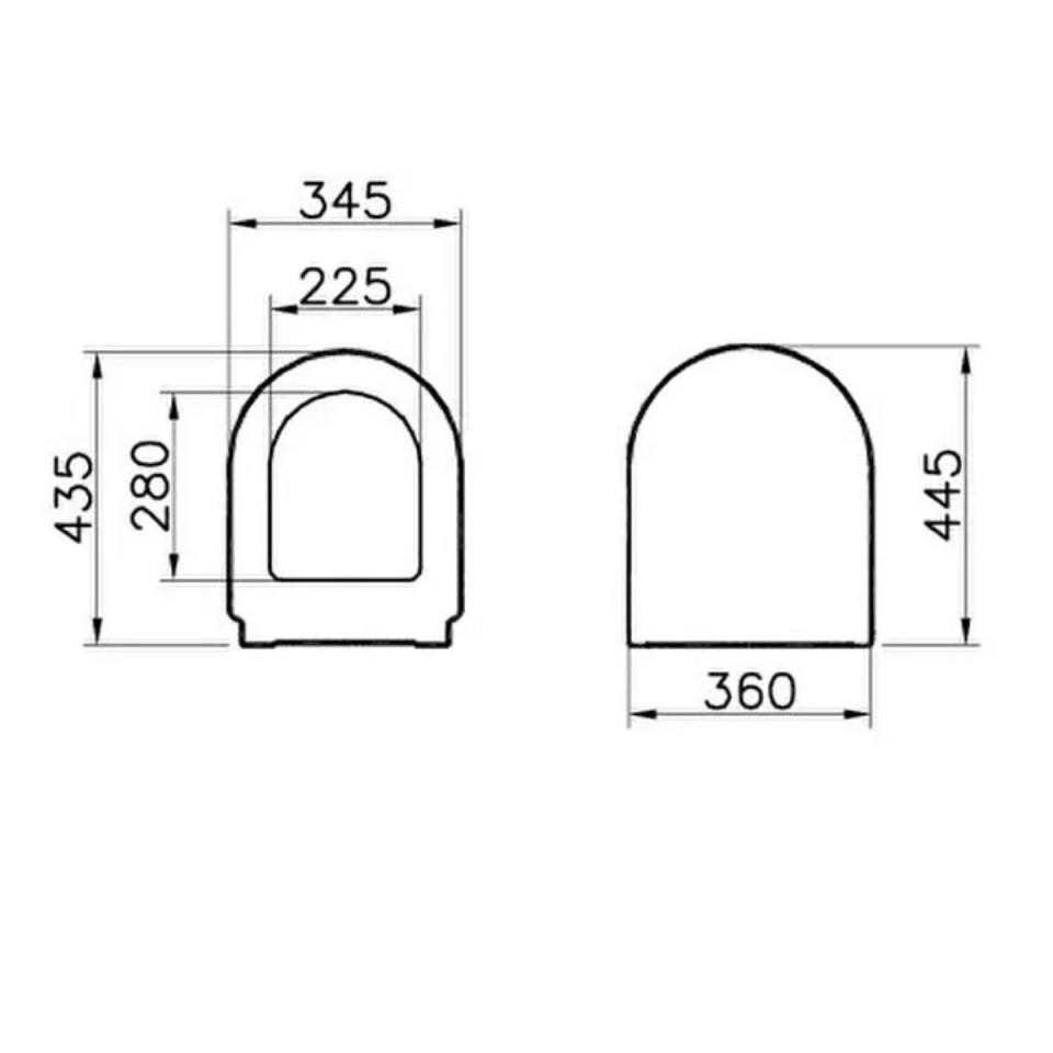 VİTRA KLOZET KAPAĞI S 50 SOFT 72-003-309