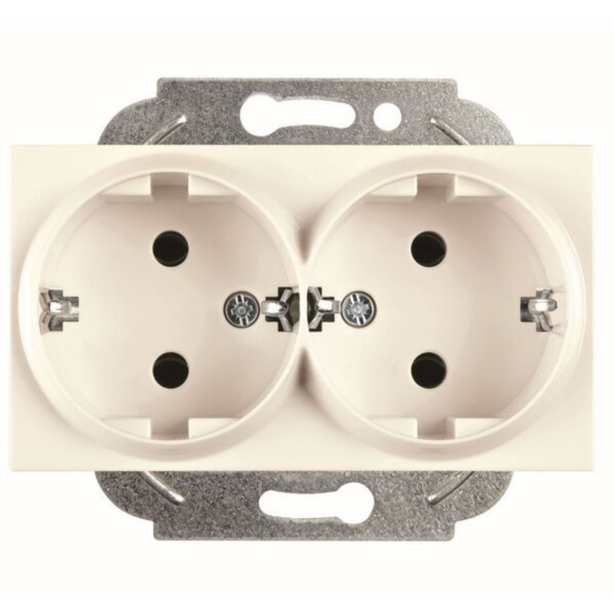 Vİ-KO KARRE KREM İKİLİ TOPRAKLI PRİZ SIVA ALTI 90967256