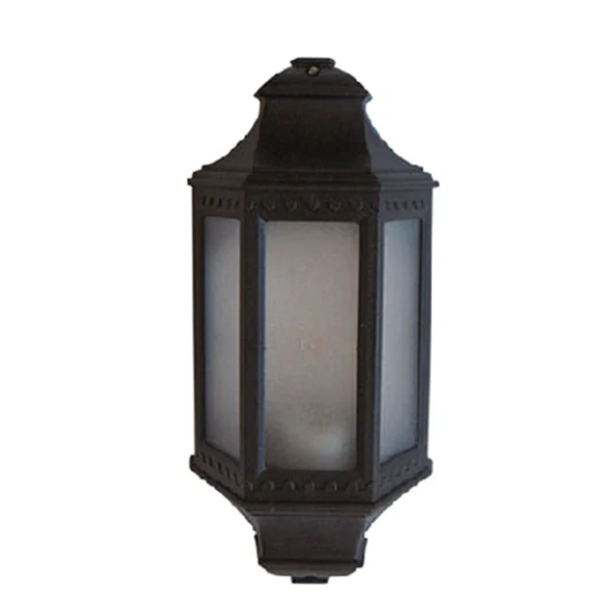 AKVİVA ANTİK  FENER OPAL CAM SİYAH-BEYAZ 11201-11204