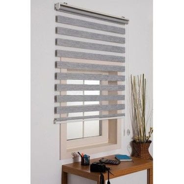 STOR ZEBRA BAMBU GRİ 100X200 20324