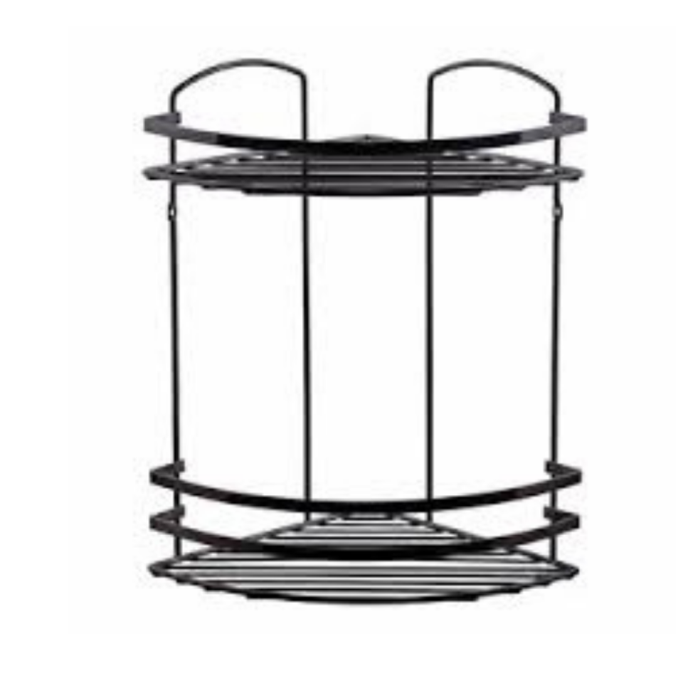 TEKNO-TEL İKİ KATLI BANYO KÖŞE RAFI MATSİYAH LM008