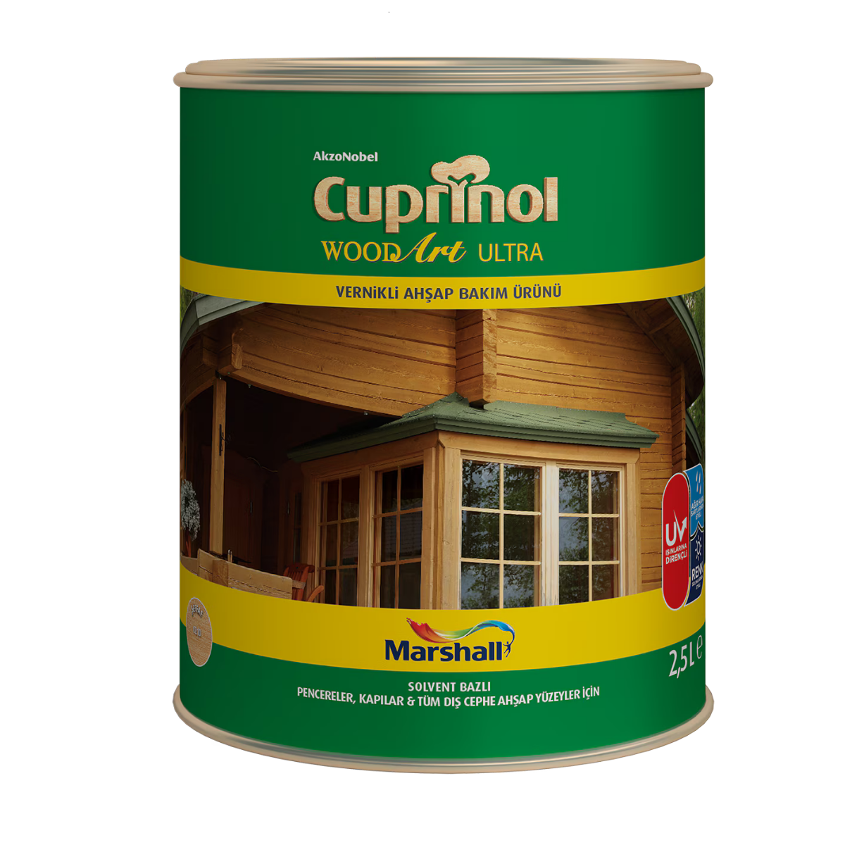 CUPRINOL VERNİK AHŞAP KORUYUCU KIZIL KAHVE 2,5 LT