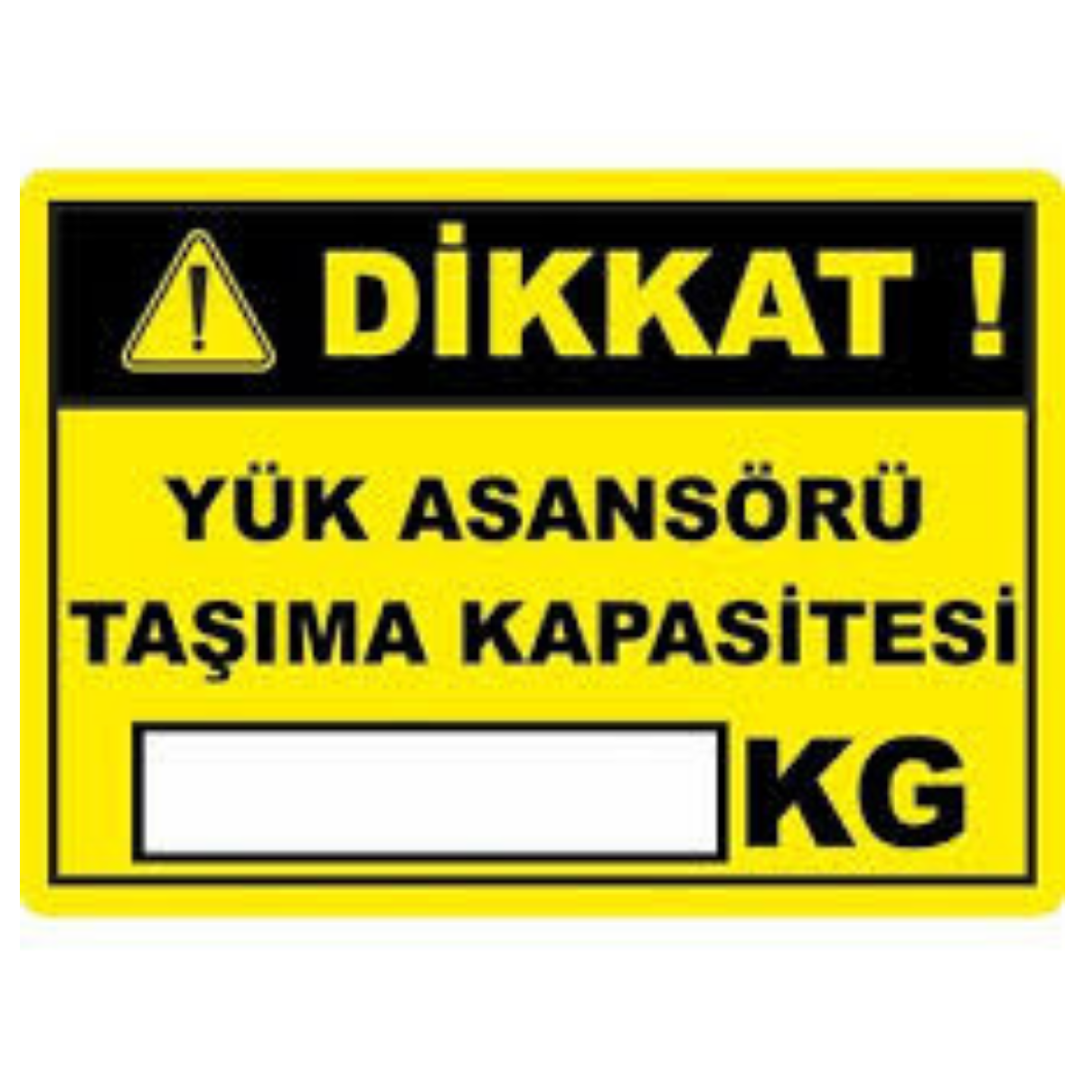 LEVHA YÜK ASANSÖRÜ TAŞIMA KAPASİTESİ