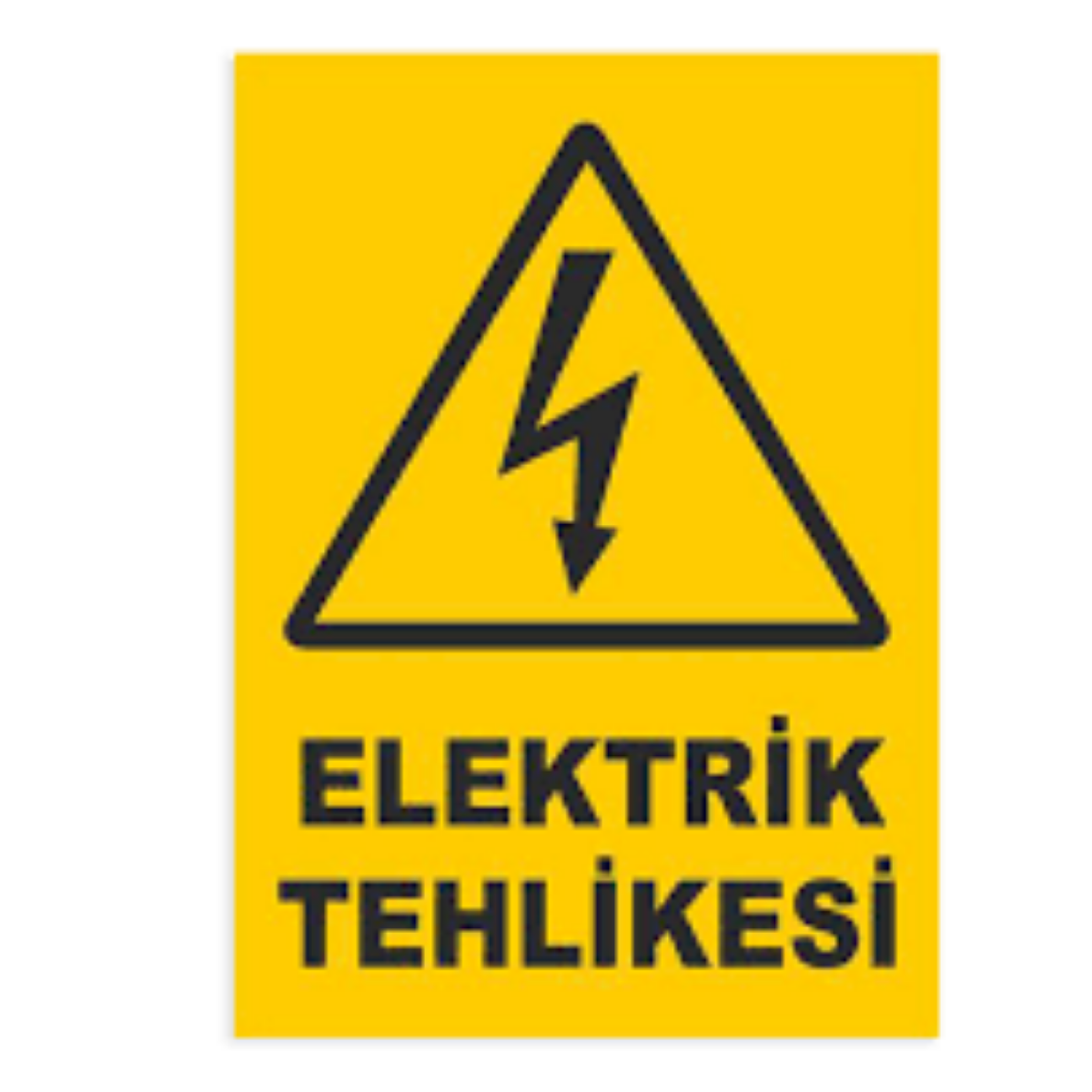LEVHA ELEKTRİK TEHLİKESİ 507000000