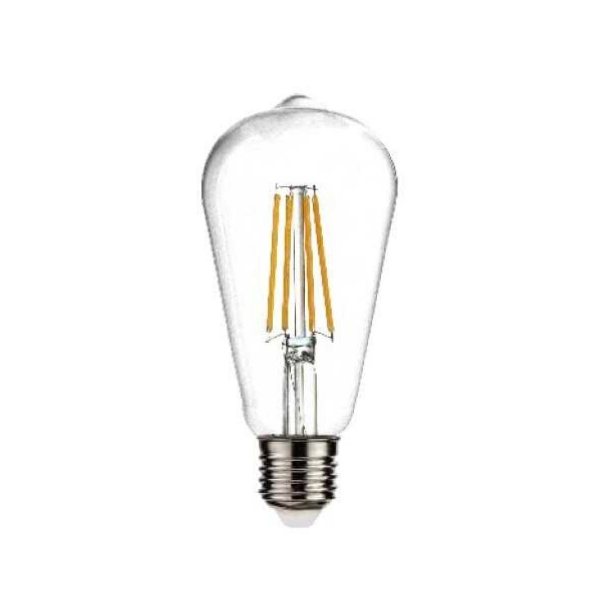 NOAS ST64 ŞEFFAF CAM RUSTİK AMPÜL BEYAZ YL92-0131