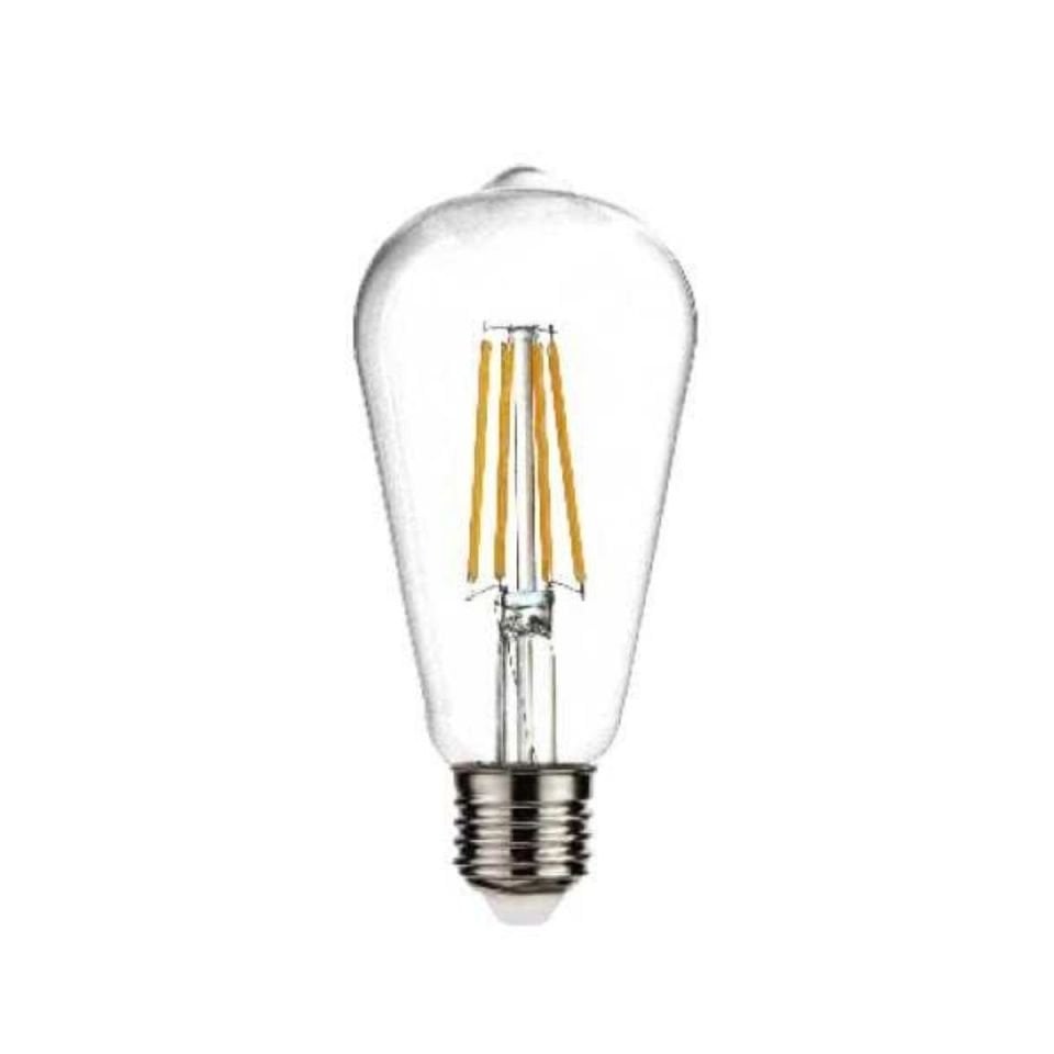 NOAS ST64 ŞEFFAF CAM RUSTİK AMPÜL BEYAZ YL92-0131