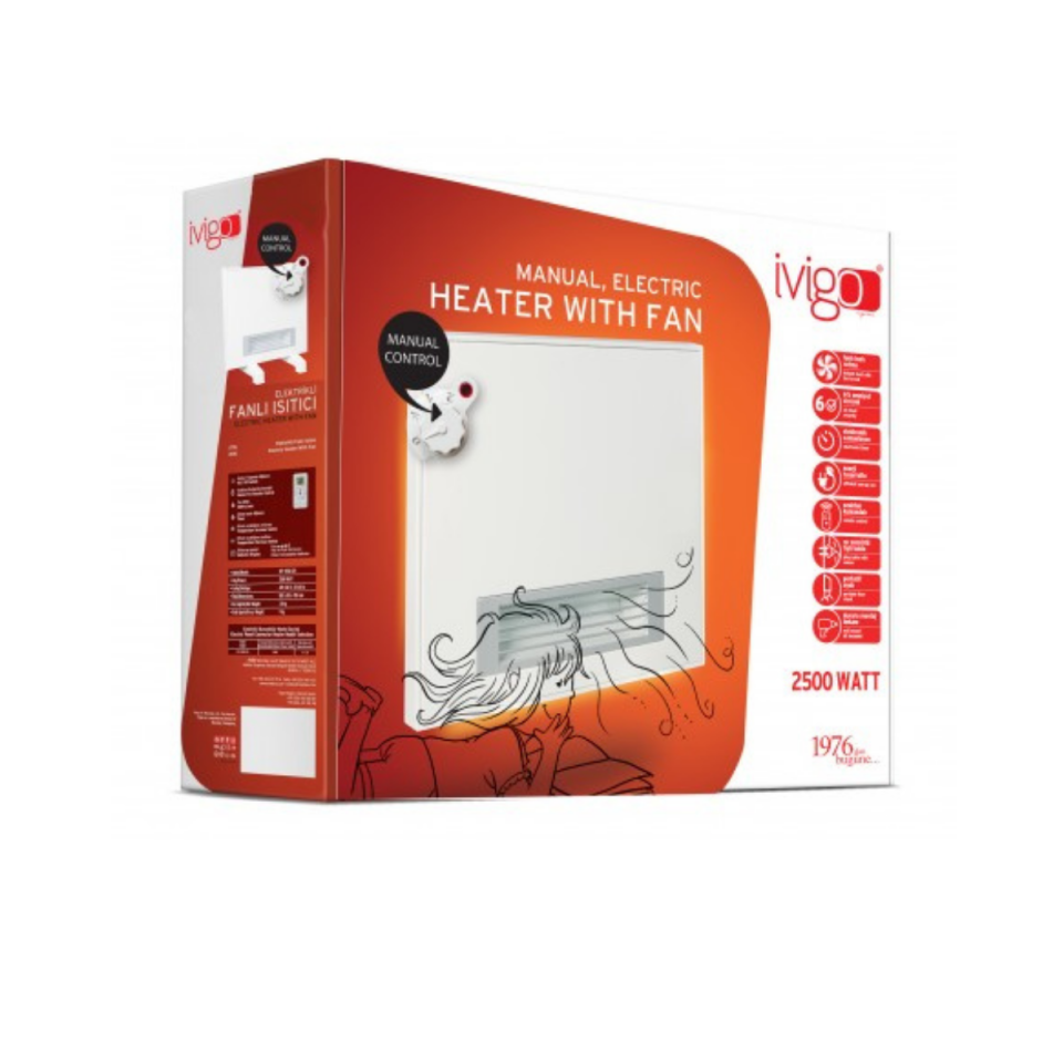 İVİGO EFP 4550 DİJİTAL FANLI 2500 W