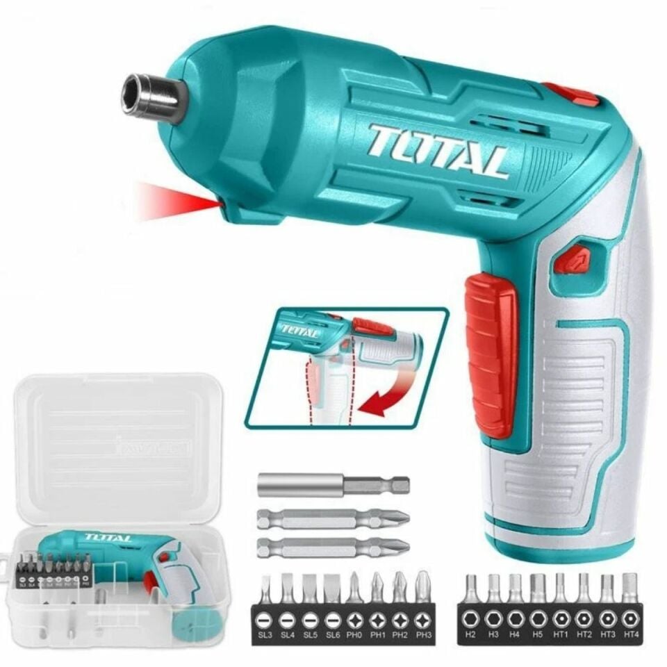 TOTAL 4V KATLANIR ŞARJLI VİDALAMA TSDLI0442