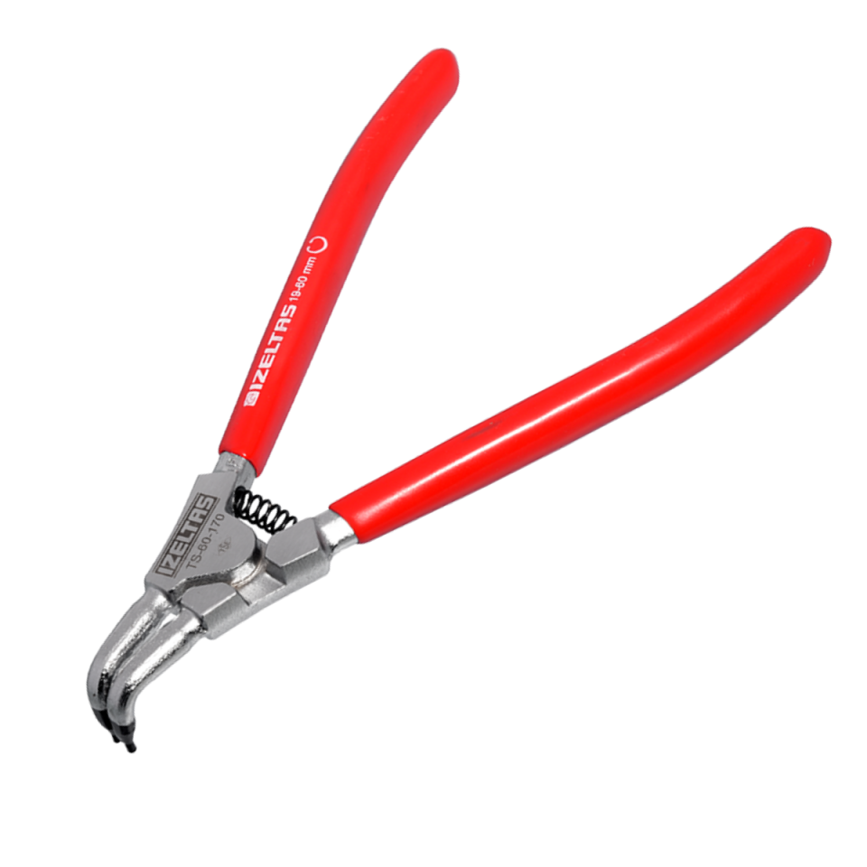 İZELTAŞ 170 MM DIŞ SEGMAN PENSESİ YAYLI EĞRİ