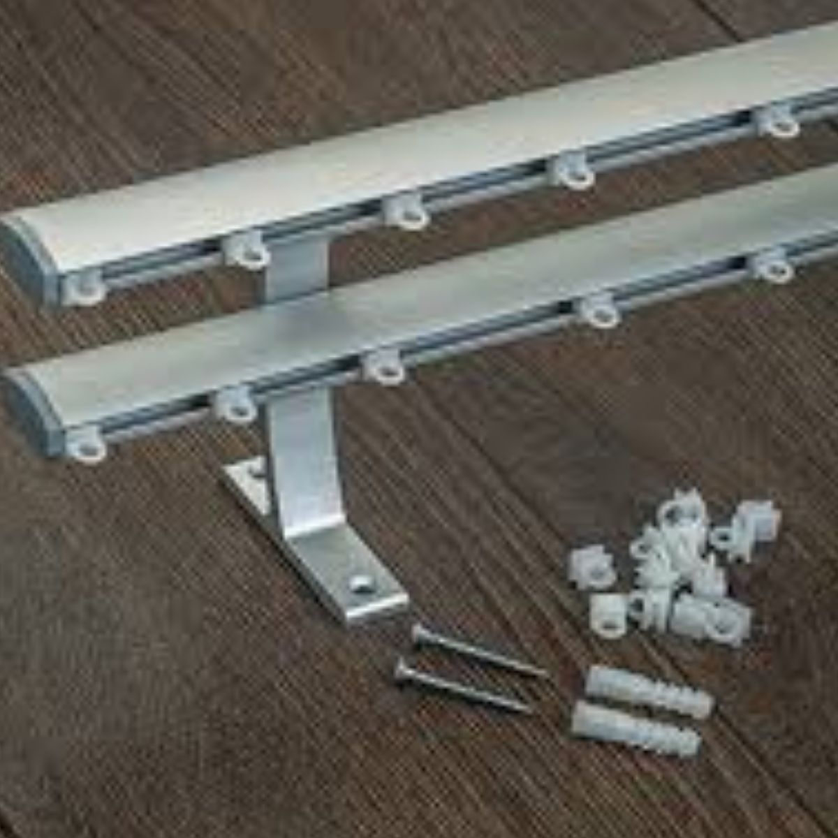 RUSTİK PERDE RAYI GRİ 3 MT