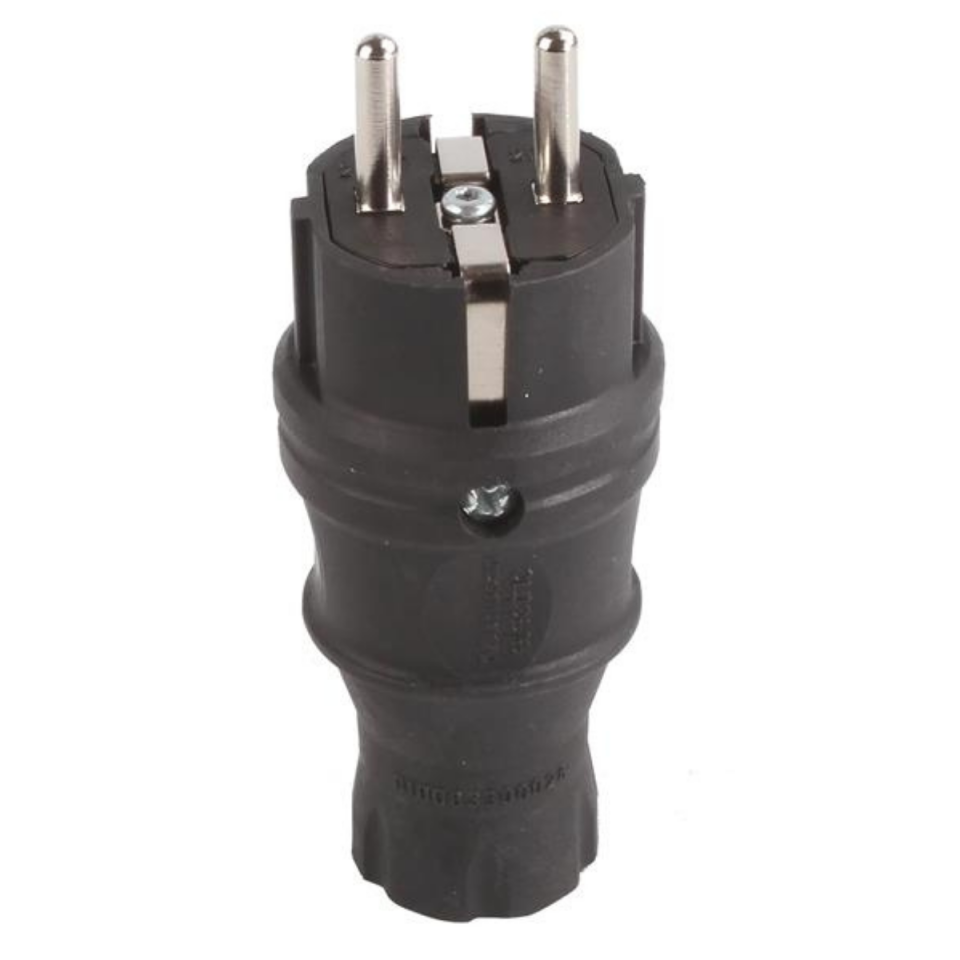 MUTLUSAN 1X16 KAUÇUK ERKEK FİŞ