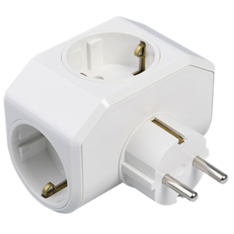 Vİ-KO YONCA PLUS BEYAZ ÜÇLÜ TOPRAKLI PRİZ