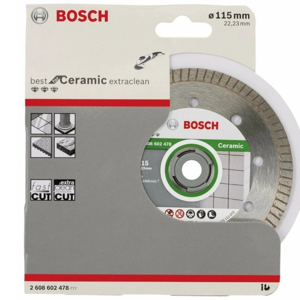 BOSCH ELMAS SERAMİK KESME 115 MM