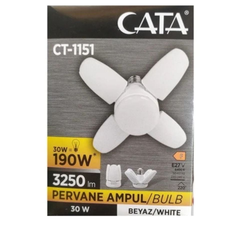 CATA 30W PERVANE AMPÜL BEYAZ CT-1151