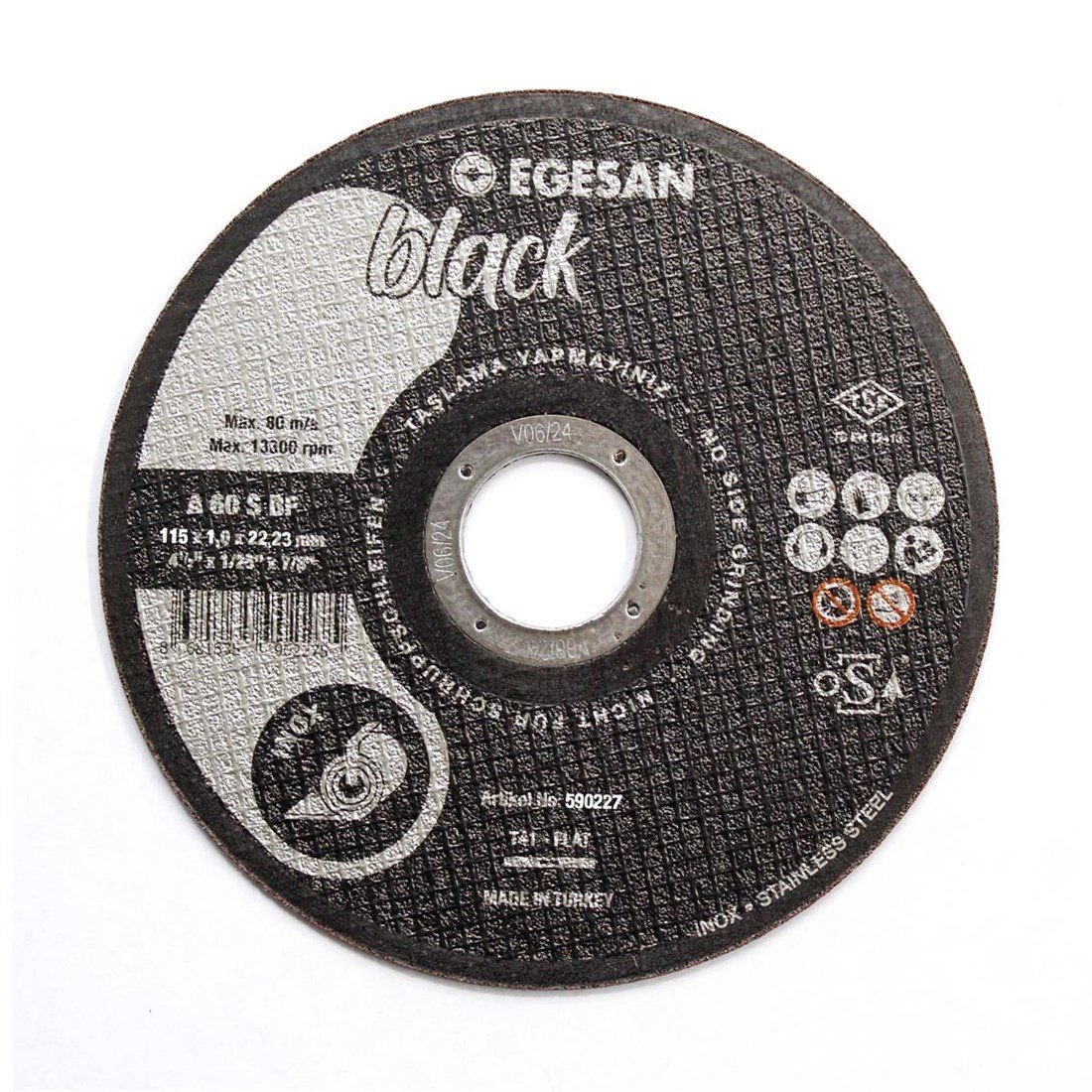EGESAN KROM KESİCİ BLACK 115 MM 590227
