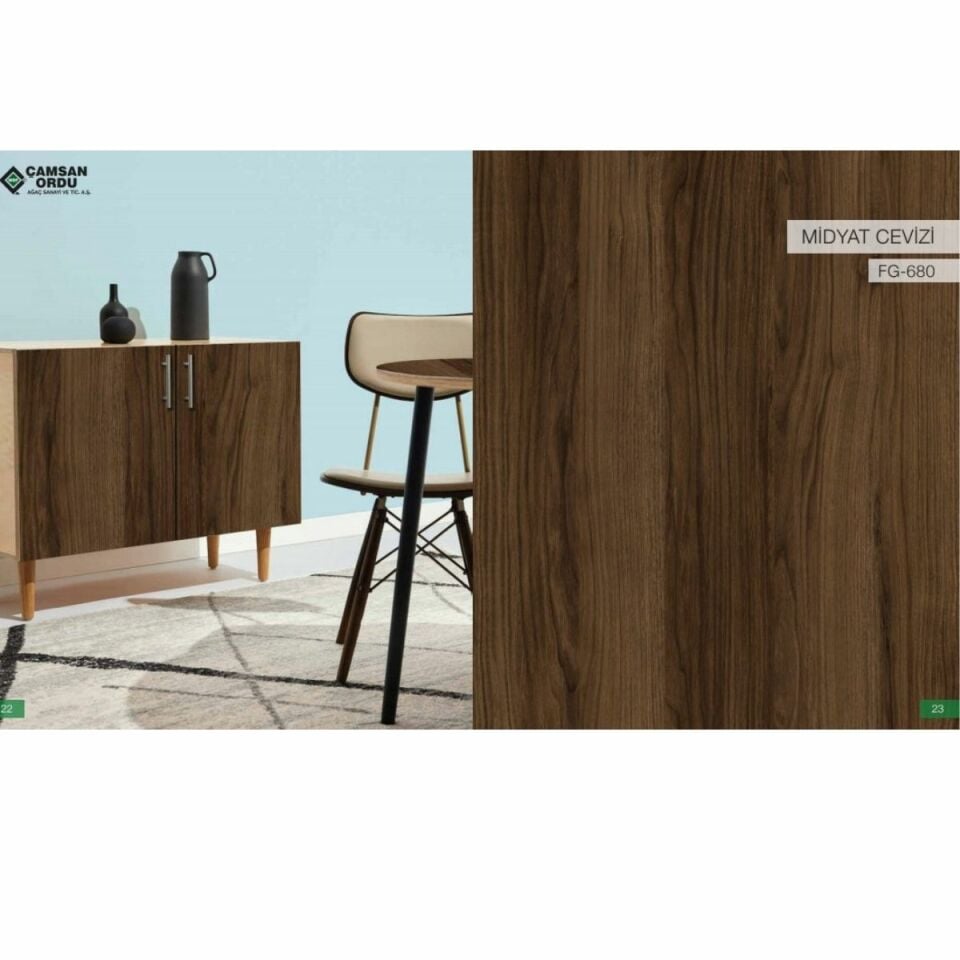 MDF MİDYAT CEVİZ 18X210X280