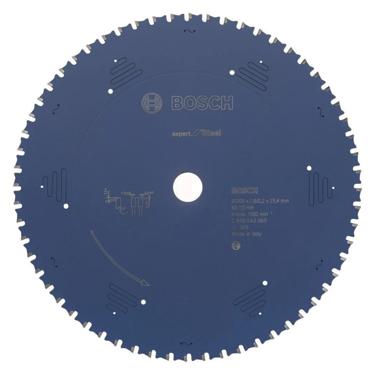 BOSCH DAİRE TES.BIÇAĞI METAL 305X25.4X60