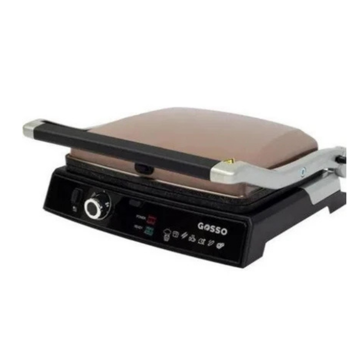 GOSSO ELEKTRİKLİ TOST MAKİNASI MAKASLI ROSE GOLD