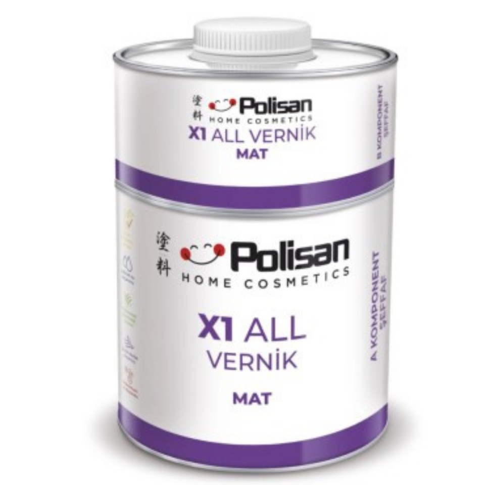 POLİSAN X1 ALL MAT VERNİK TKM 0,6 KG