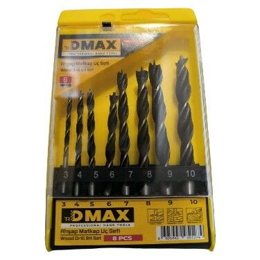 DMAX AHŞAP MATKAP UCU SETİ 8 PARÇA DMX4347