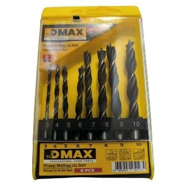DMAX AHŞAP MATKAP UCU SETİ 8 PARÇA DMX4347