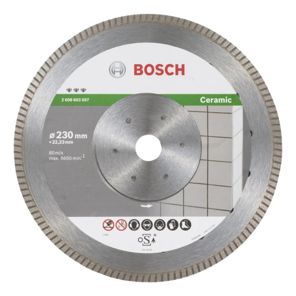 BOSCH ELMAS TES.BIÇ.230 MM SERAMİK