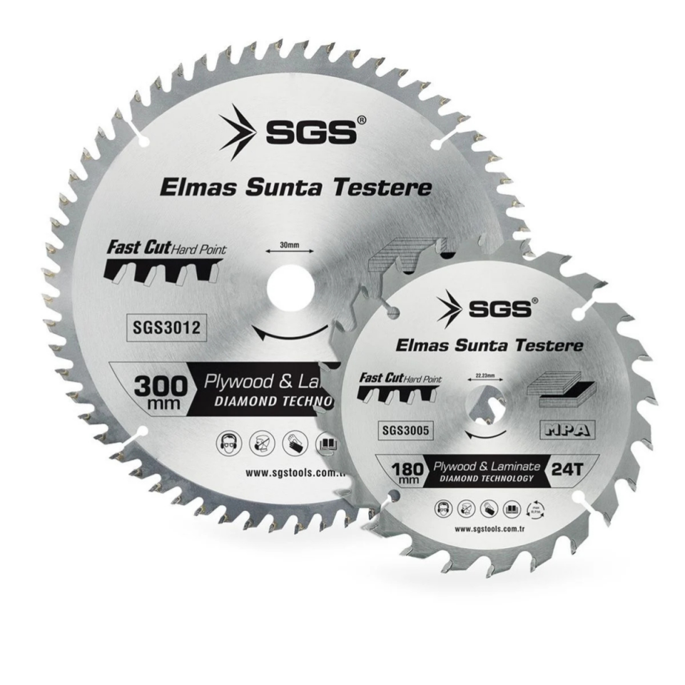 SGS ELMAS SUNTA TESTERE 180X24TX22 3005