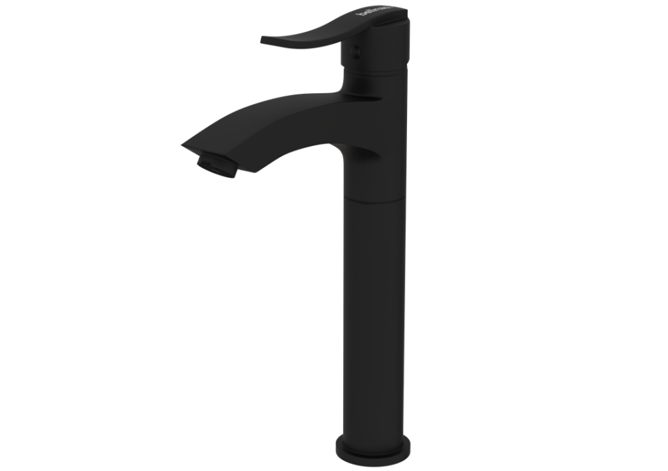 BELİNZA CARIN ÇANAK LAVABO BATARYASI SİYAH 10410