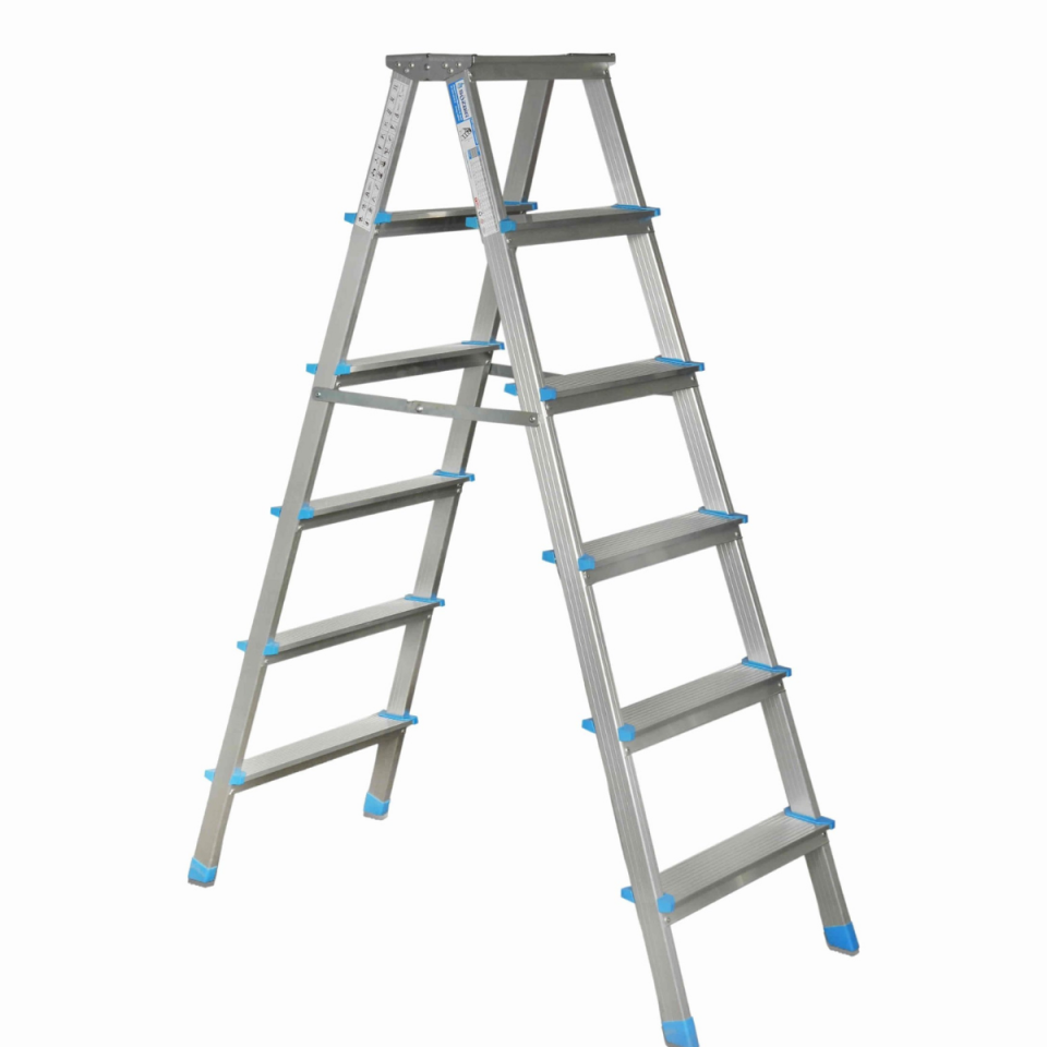 SEÇKİN ALÜMİNYUM MERDİVEN 6+6 ÇİFT ÇIKIŞLI Tİ106