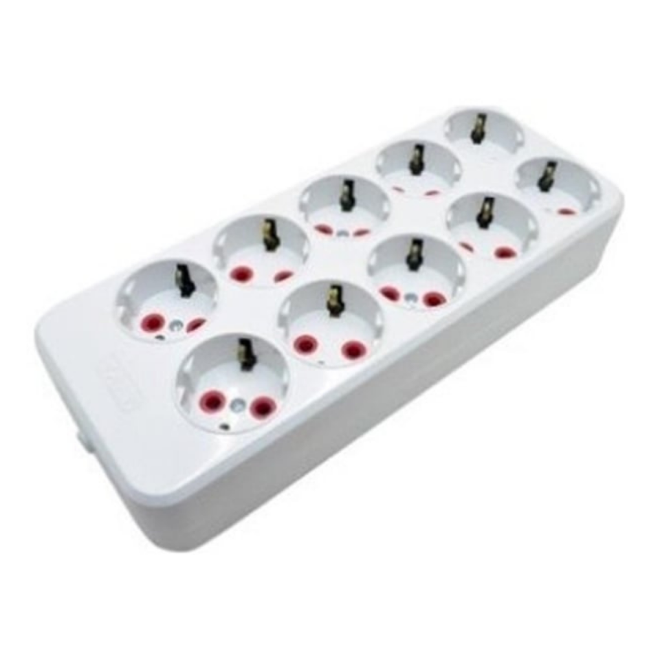 MUTLUSAN 10 LU TOPRAKLI KLEMENSLİ GRUP PRİZ