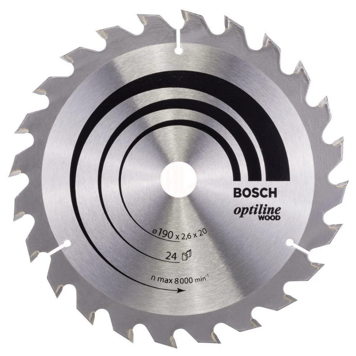 BOSCH SUNTA KESME 190X20/16 MM 24 DİŞ
