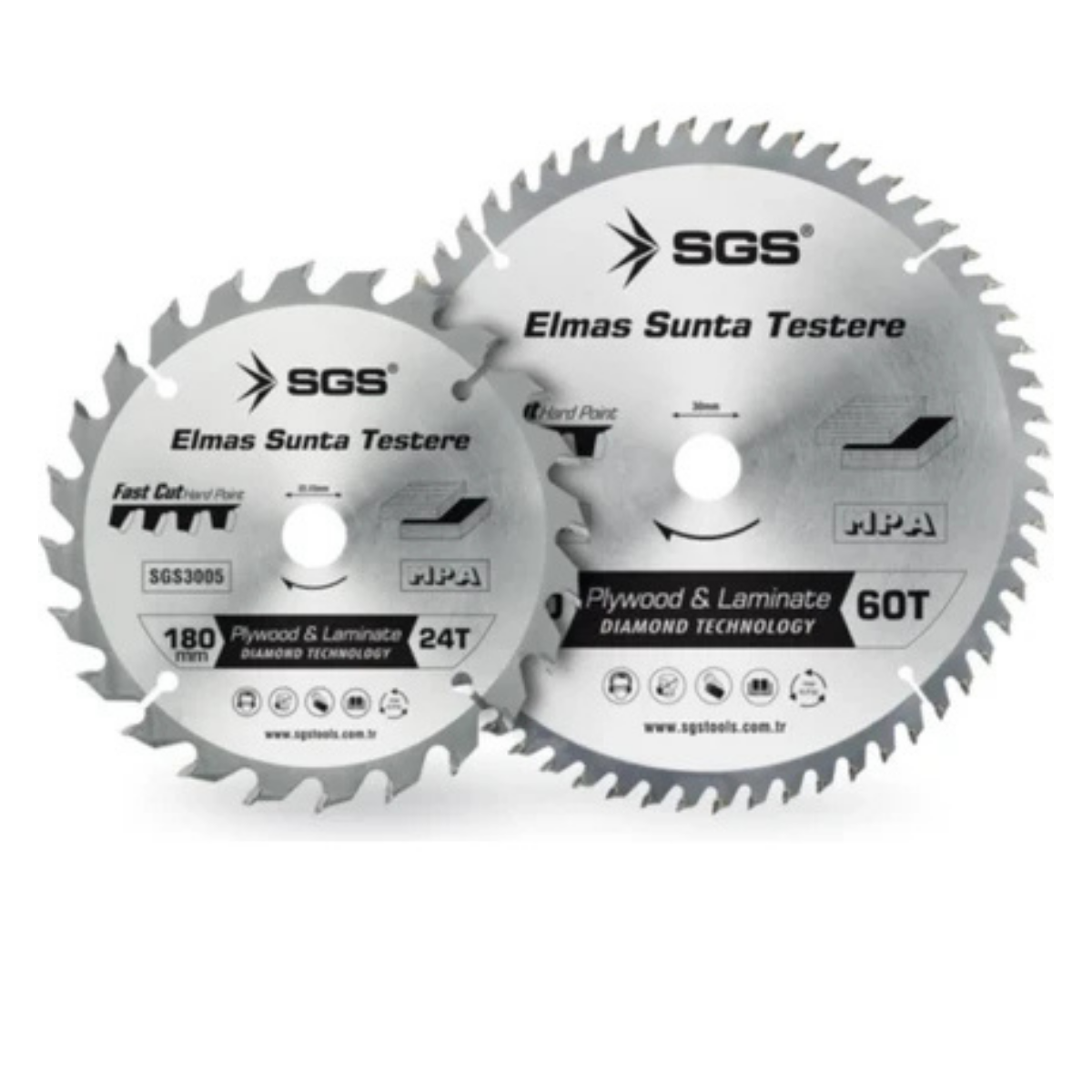 SGS ELMAS SUNTA TESTERE 160X30TX30 3004