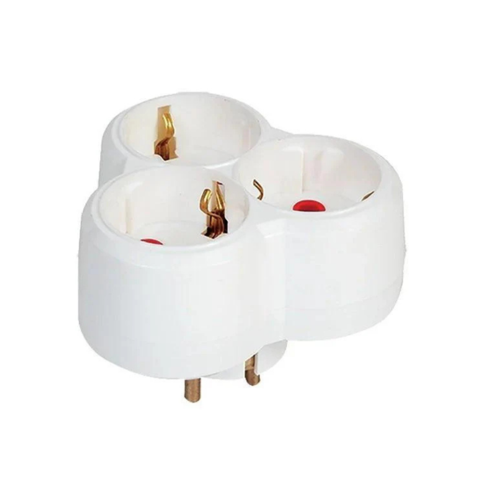 MUTLUSAN 3 LÜ TOPRAKLI FİŞ PRİZ YONCA TİP S-Ü  00117003300100000