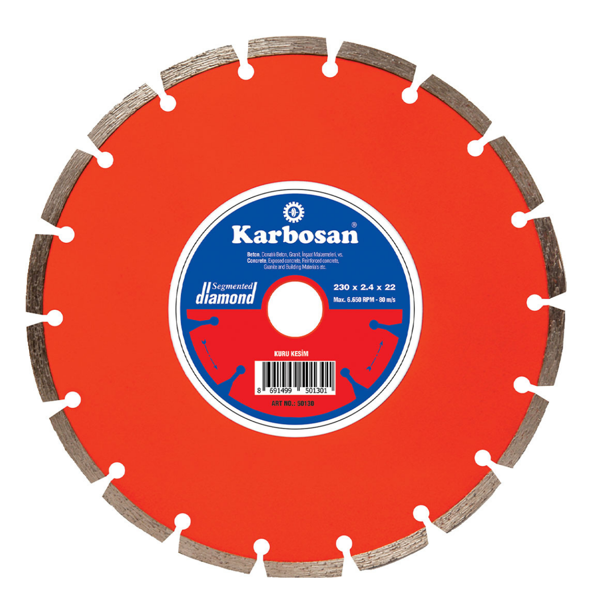 KARBOSAN BETON KESİCİ 180-50120 950120