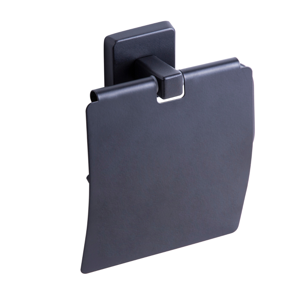 KARLİM MİLET KAPAKLI TUVALET KAĞITLIK MAT SİYAH S37008